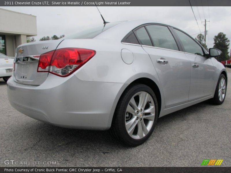 Silver Ice Metallic / Cocoa/Light Neutral Leather 2011 Chevrolet Cruze LTZ