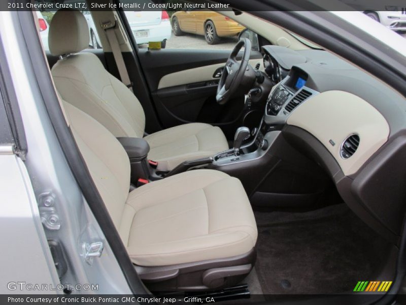 Silver Ice Metallic / Cocoa/Light Neutral Leather 2011 Chevrolet Cruze LTZ