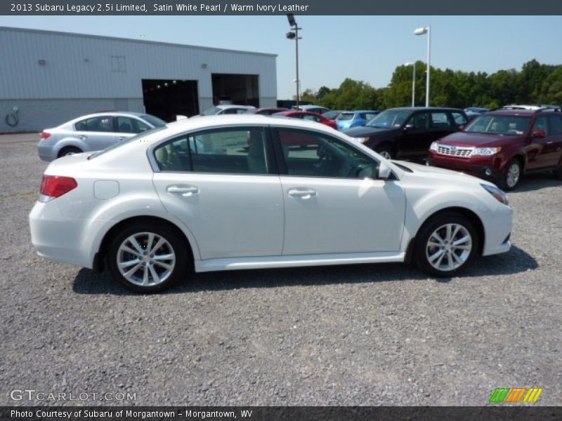Satin White Pearl / Warm Ivory Leather 2013 Subaru Legacy 2.5i Limited
