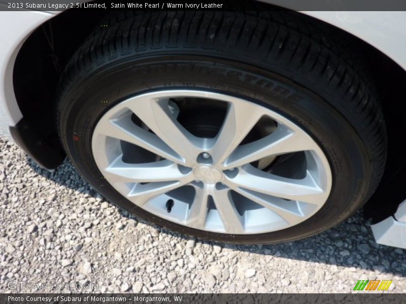 Satin White Pearl / Warm Ivory Leather 2013 Subaru Legacy 2.5i Limited