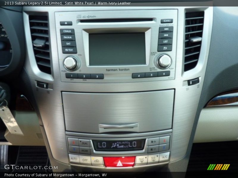 Satin White Pearl / Warm Ivory Leather 2013 Subaru Legacy 2.5i Limited