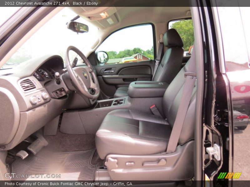 Black / Ebony 2012 Chevrolet Avalanche Z71 4x4