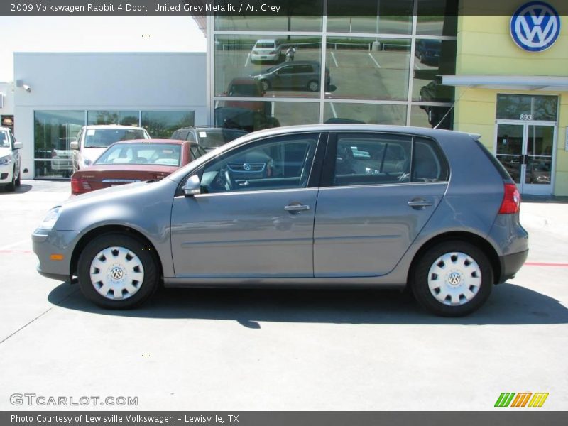 United Grey Metallic / Art Grey 2009 Volkswagen Rabbit 4 Door