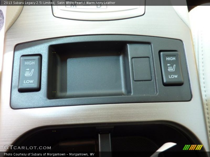 Satin White Pearl / Warm Ivory Leather 2013 Subaru Legacy 2.5i Limited