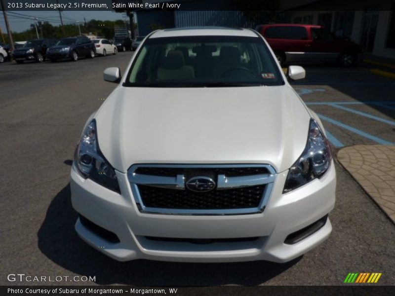 Satin White Pearl / Ivory 2013 Subaru Legacy 2.5i Premium