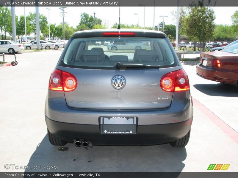 United Grey Metallic / Art Grey 2009 Volkswagen Rabbit 4 Door