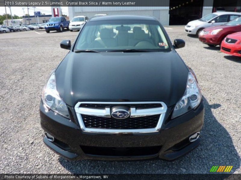 Crystal Black Silica / Warm Ivory Leather 2013 Subaru Legacy 2.5i Limited