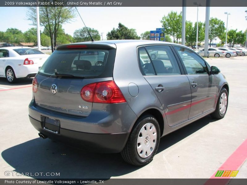 United Grey Metallic / Art Grey 2009 Volkswagen Rabbit 4 Door