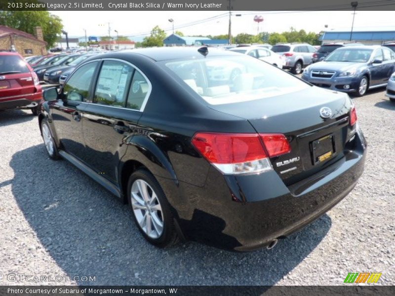 Crystal Black Silica / Warm Ivory Leather 2013 Subaru Legacy 2.5i Limited