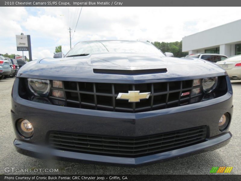 Imperial Blue Metallic / Gray 2010 Chevrolet Camaro SS/RS Coupe