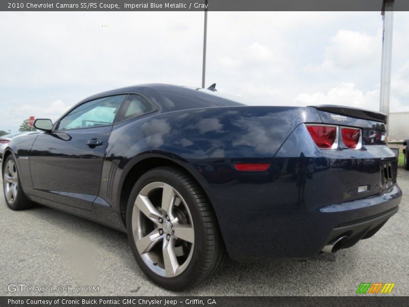 Imperial Blue Metallic / Gray 2010 Chevrolet Camaro SS/RS Coupe