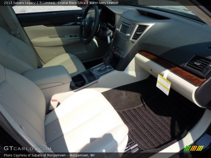Crystal Black Silica / Warm Ivory Leather 2013 Subaru Legacy 2.5i Limited