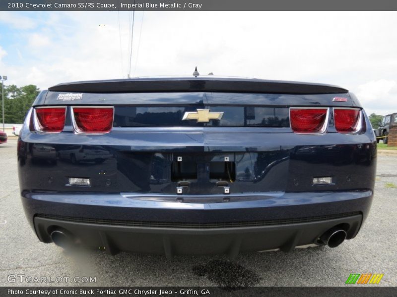 Imperial Blue Metallic / Gray 2010 Chevrolet Camaro SS/RS Coupe