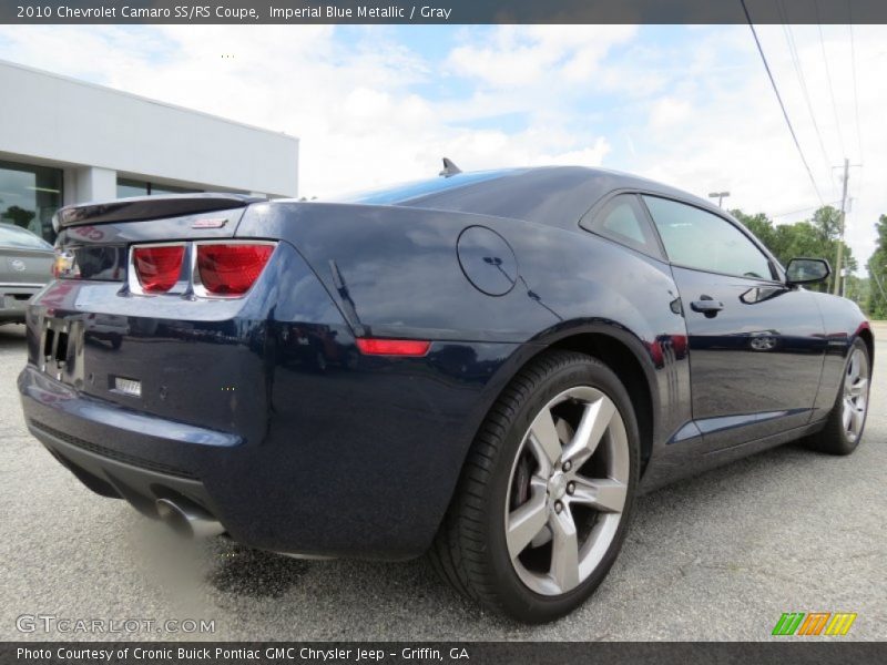 Imperial Blue Metallic / Gray 2010 Chevrolet Camaro SS/RS Coupe