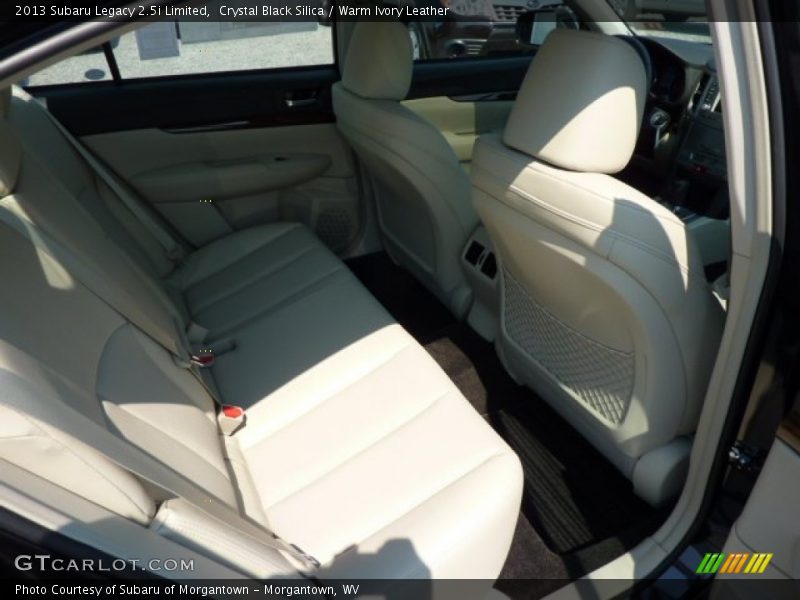 Crystal Black Silica / Warm Ivory Leather 2013 Subaru Legacy 2.5i Limited