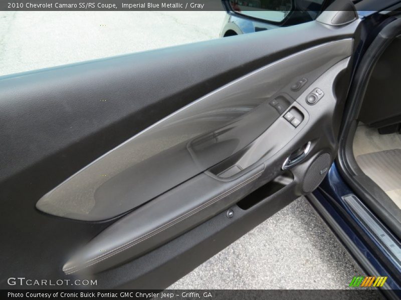 Imperial Blue Metallic / Gray 2010 Chevrolet Camaro SS/RS Coupe