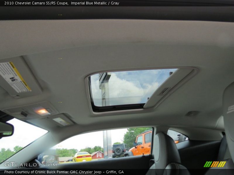Imperial Blue Metallic / Gray 2010 Chevrolet Camaro SS/RS Coupe