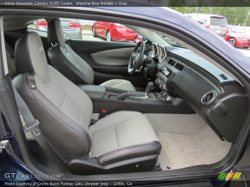 Imperial Blue Metallic / Gray 2010 Chevrolet Camaro SS/RS Coupe