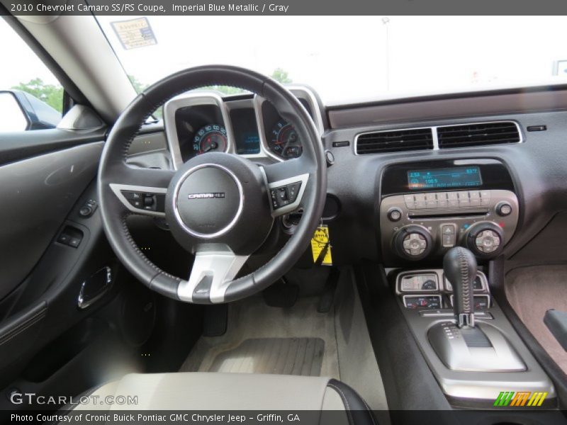 Imperial Blue Metallic / Gray 2010 Chevrolet Camaro SS/RS Coupe