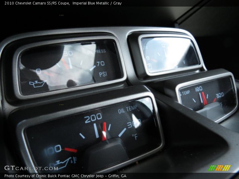 Imperial Blue Metallic / Gray 2010 Chevrolet Camaro SS/RS Coupe