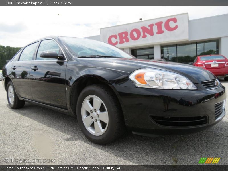Black / Gray 2008 Chevrolet Impala LT