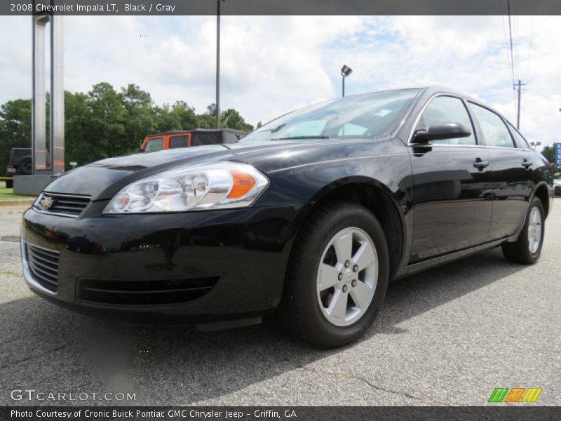 Black / Gray 2008 Chevrolet Impala LT