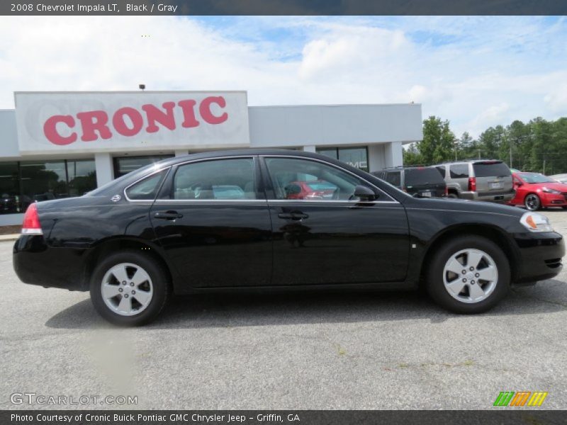 Black / Gray 2008 Chevrolet Impala LT