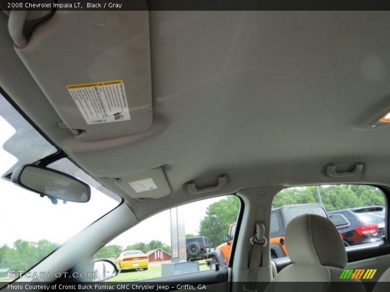 Black / Gray 2008 Chevrolet Impala LT