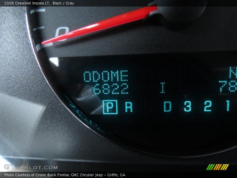Black / Gray 2008 Chevrolet Impala LT