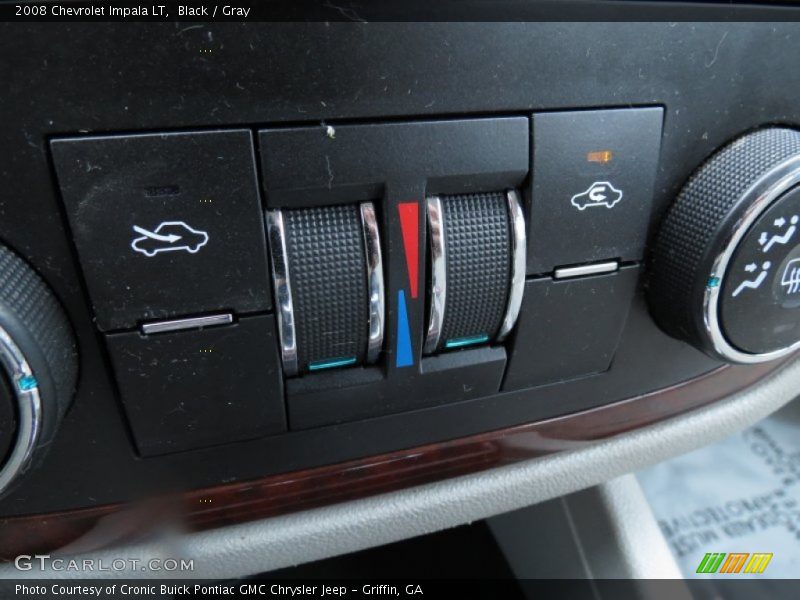Black / Gray 2008 Chevrolet Impala LT