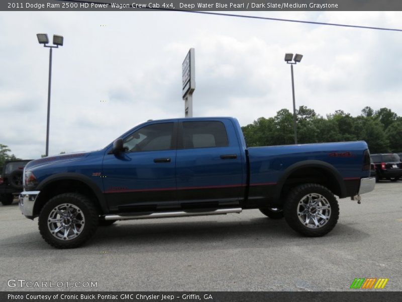 Deep Water Blue Pearl / Dark Slate/Medium Graystone 2011 Dodge Ram 2500 HD Power Wagon Crew Cab 4x4