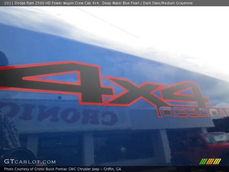 Deep Water Blue Pearl / Dark Slate/Medium Graystone 2011 Dodge Ram 2500 HD Power Wagon Crew Cab 4x4