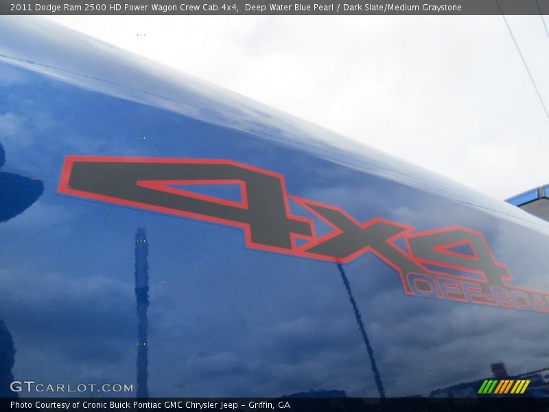 Deep Water Blue Pearl / Dark Slate/Medium Graystone 2011 Dodge Ram 2500 HD Power Wagon Crew Cab 4x4