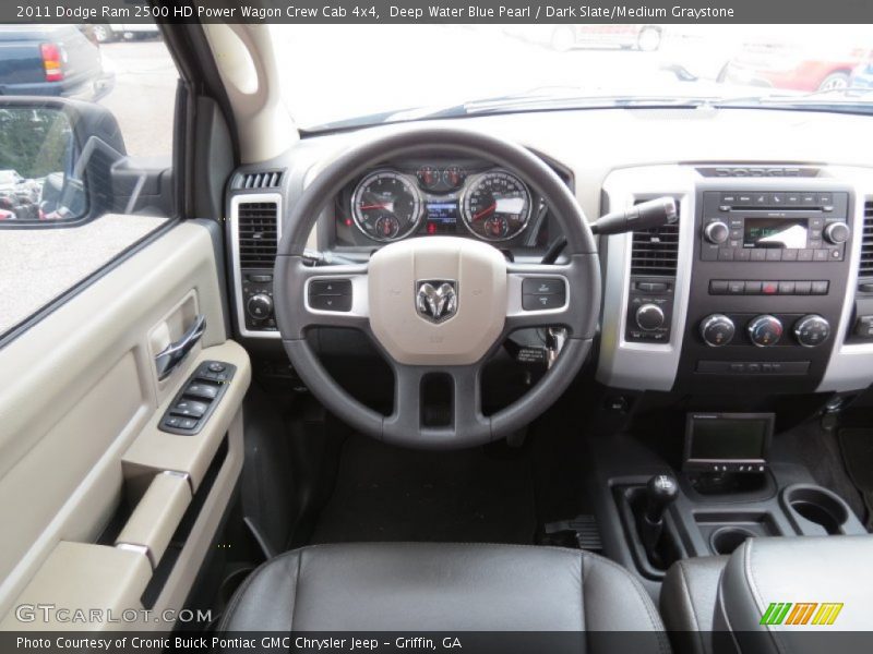 Deep Water Blue Pearl / Dark Slate/Medium Graystone 2011 Dodge Ram 2500 HD Power Wagon Crew Cab 4x4