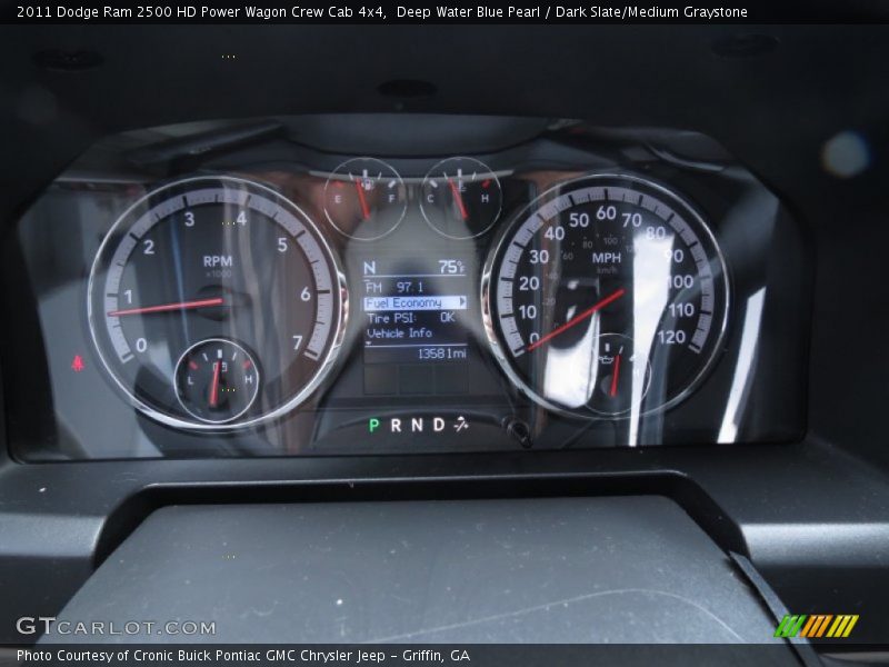  2011 Ram 2500 HD Power Wagon Crew Cab 4x4 Power Wagon Crew Cab 4x4 Gauges