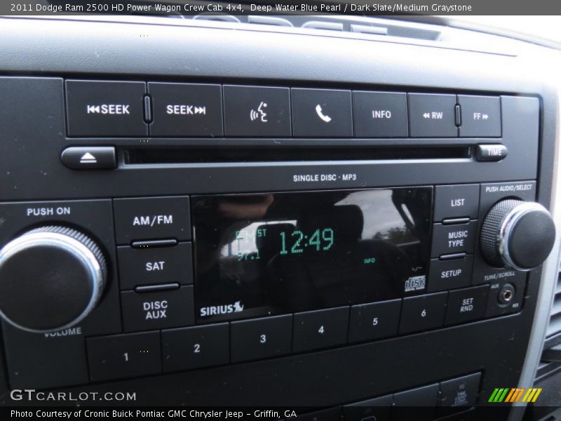 Audio System of 2011 Ram 2500 HD Power Wagon Crew Cab 4x4