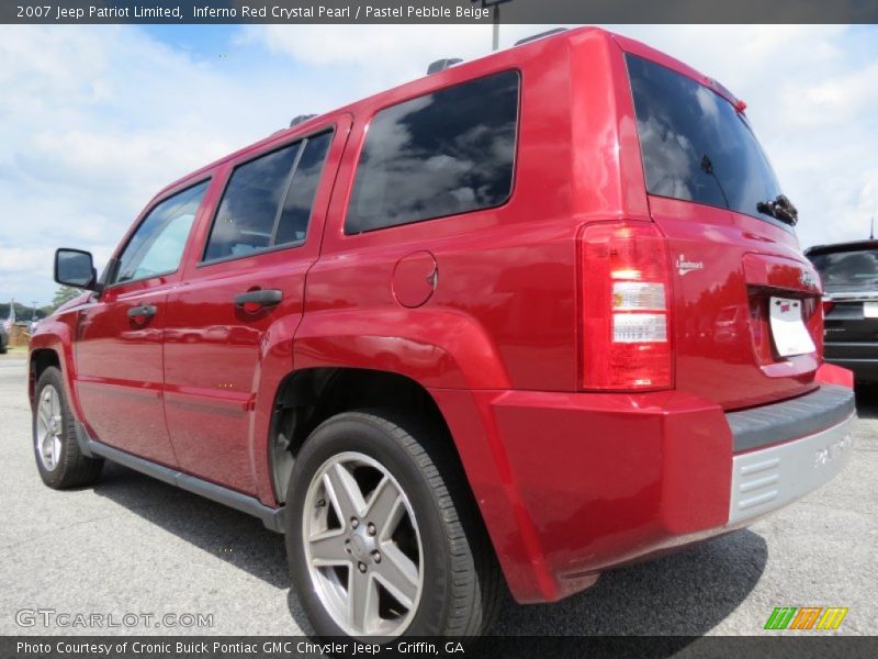 Inferno Red Crystal Pearl / Pastel Pebble Beige 2007 Jeep Patriot Limited