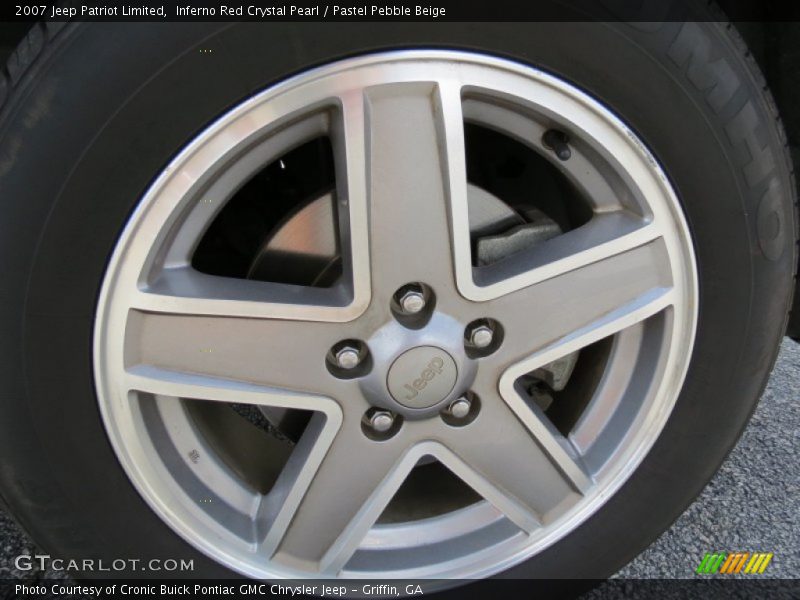 Inferno Red Crystal Pearl / Pastel Pebble Beige 2007 Jeep Patriot Limited