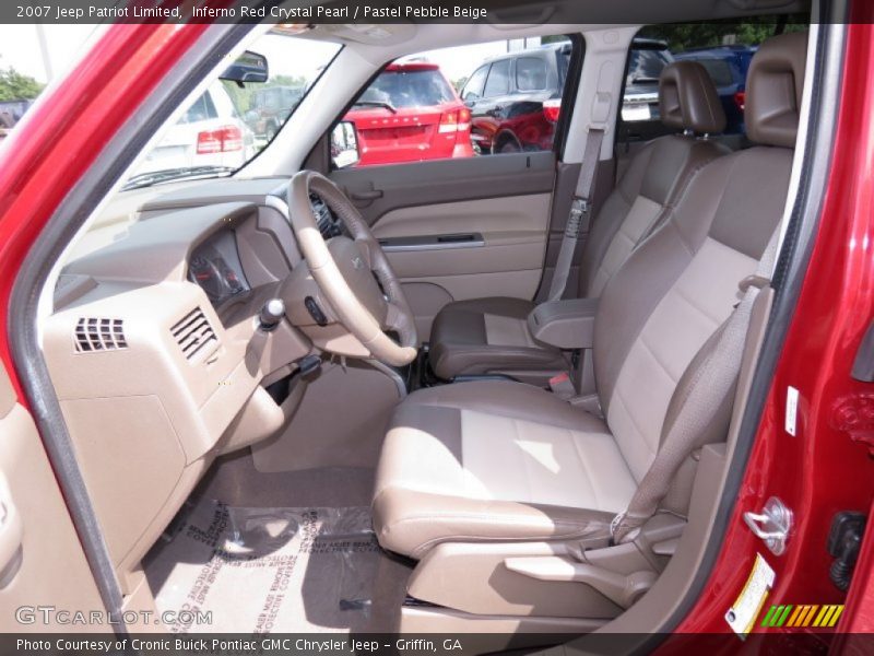 Inferno Red Crystal Pearl / Pastel Pebble Beige 2007 Jeep Patriot Limited