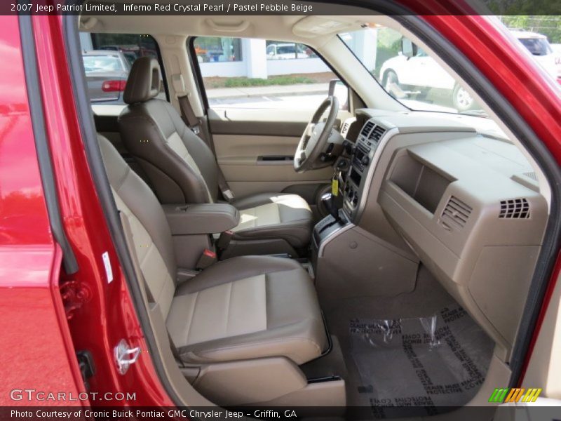 Inferno Red Crystal Pearl / Pastel Pebble Beige 2007 Jeep Patriot Limited