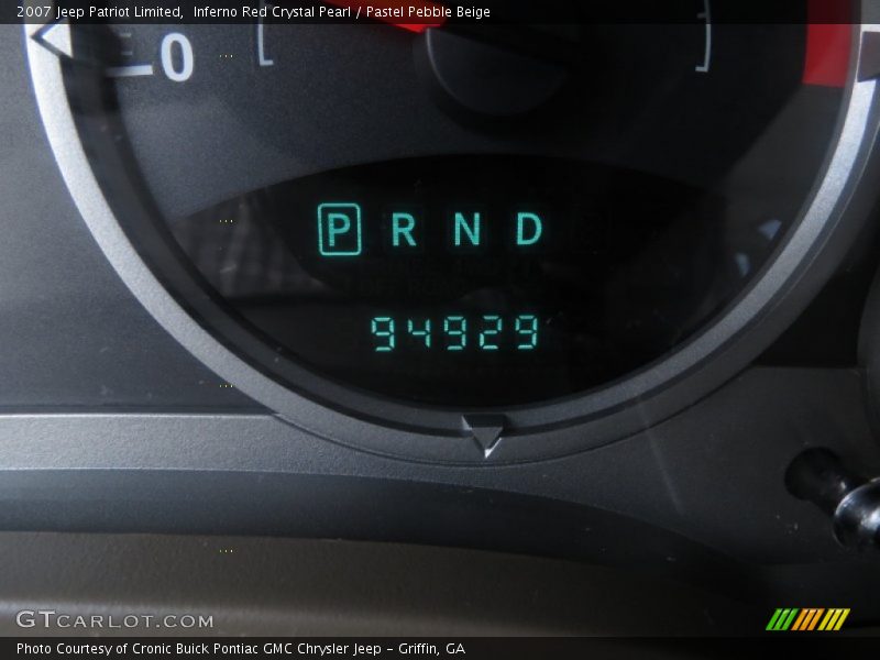 Inferno Red Crystal Pearl / Pastel Pebble Beige 2007 Jeep Patriot Limited