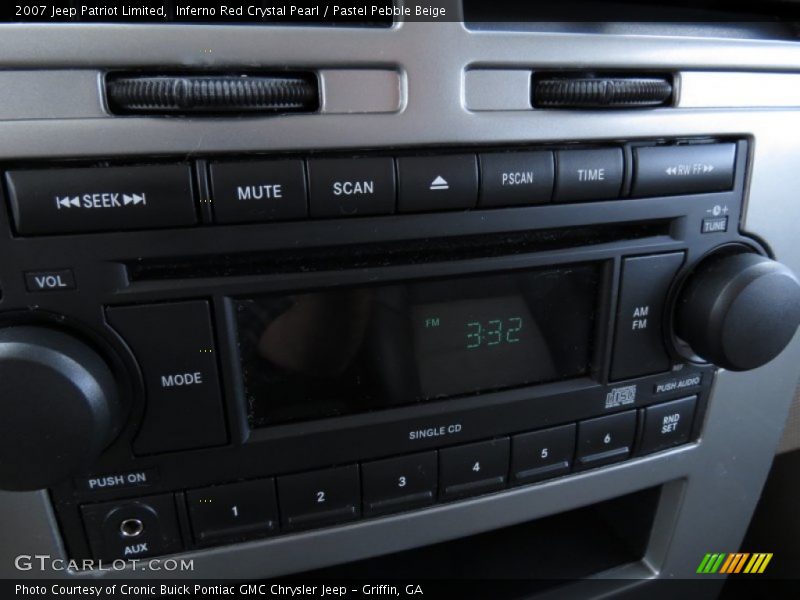 Inferno Red Crystal Pearl / Pastel Pebble Beige 2007 Jeep Patriot Limited