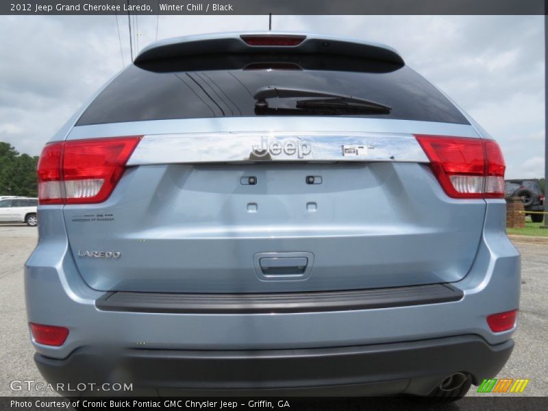 Winter Chill / Black 2012 Jeep Grand Cherokee Laredo
