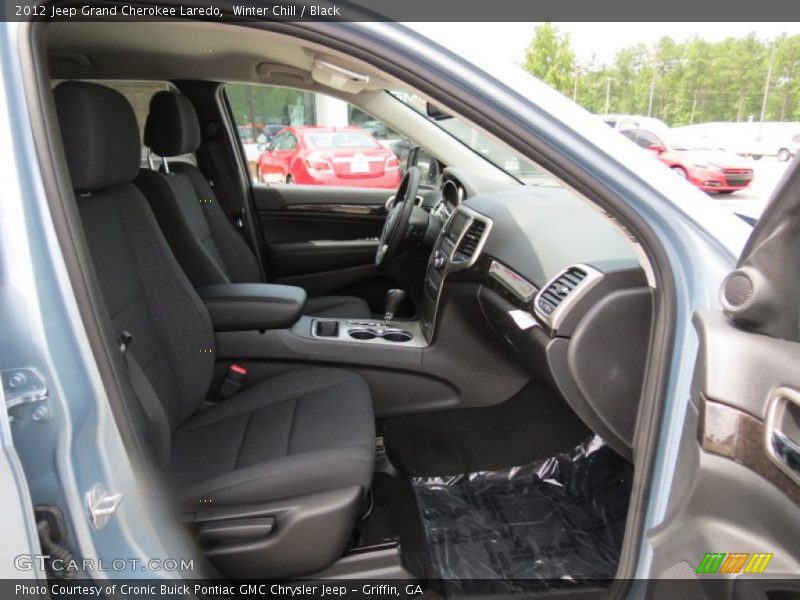Winter Chill / Black 2012 Jeep Grand Cherokee Laredo