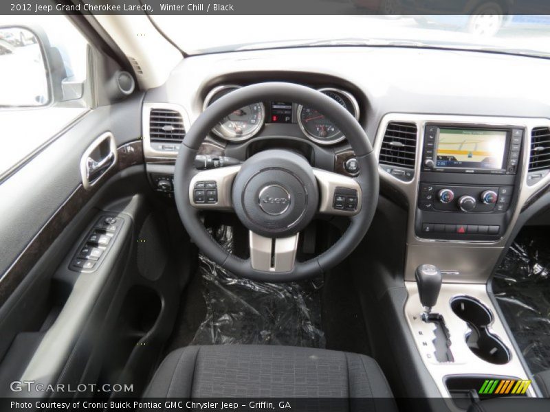Winter Chill / Black 2012 Jeep Grand Cherokee Laredo