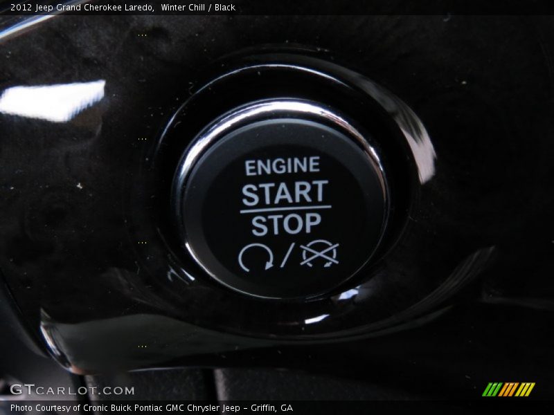 Winter Chill / Black 2012 Jeep Grand Cherokee Laredo