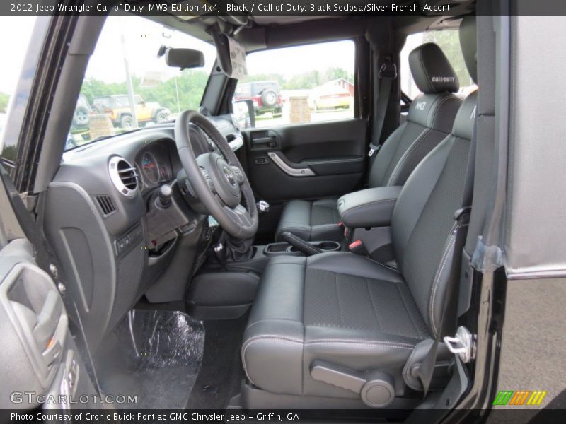Front Seat of 2012 Wrangler Call of Duty: MW3 Edition 4x4