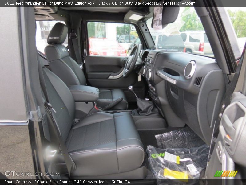 Black / Call of Duty: Black Sedosa/Silver French-Accent 2012 Jeep Wrangler Call of Duty: MW3 Edition 4x4