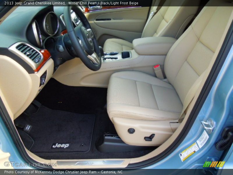  2013 Grand Cherokee Limited Black/Light Frost Beige Interior