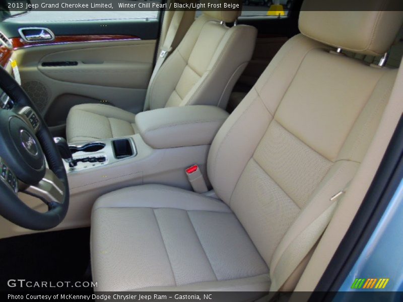 2013 Grand Cherokee Limited Black/Light Frost Beige Interior